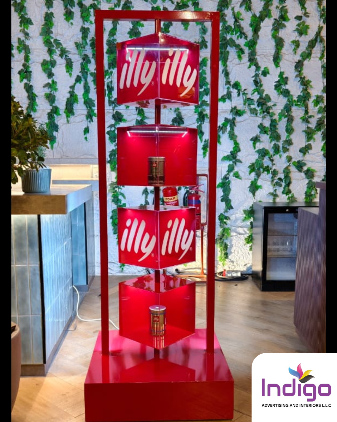 display stands by indigo advertising