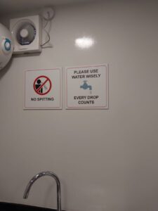 Acp with vinyl sticker