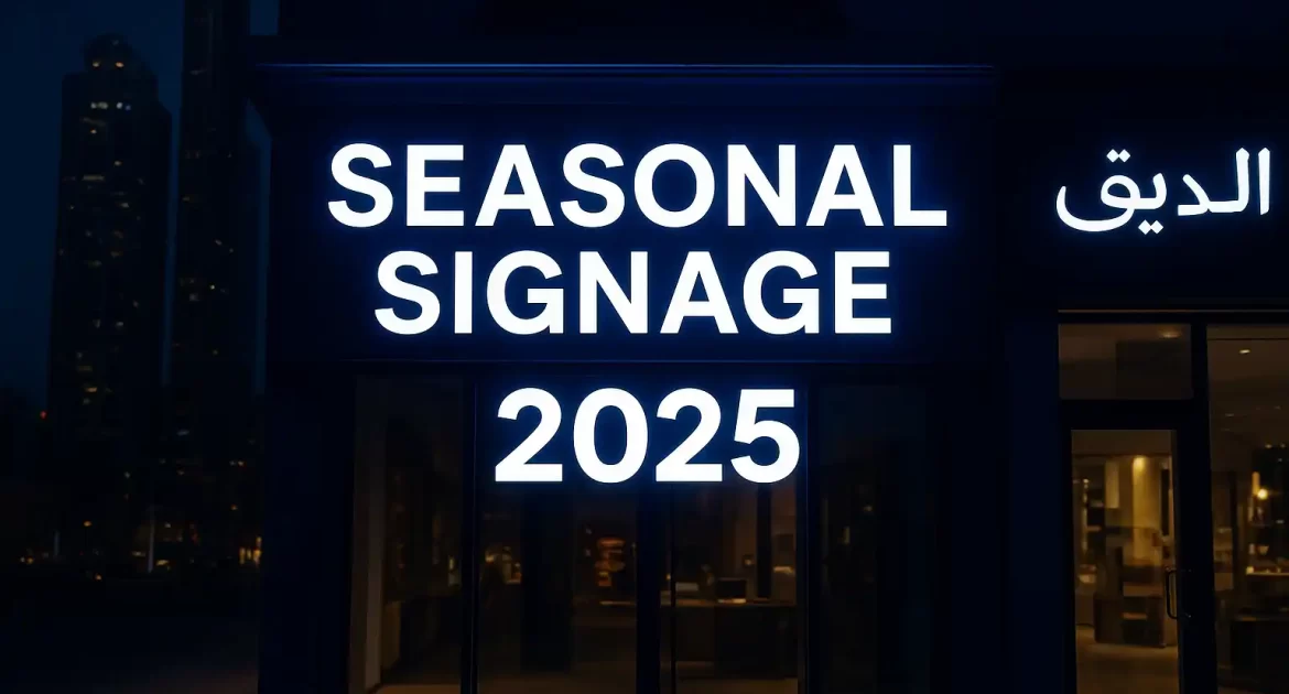 Seasonal Signage Strategies