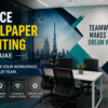 office wallpaper printing