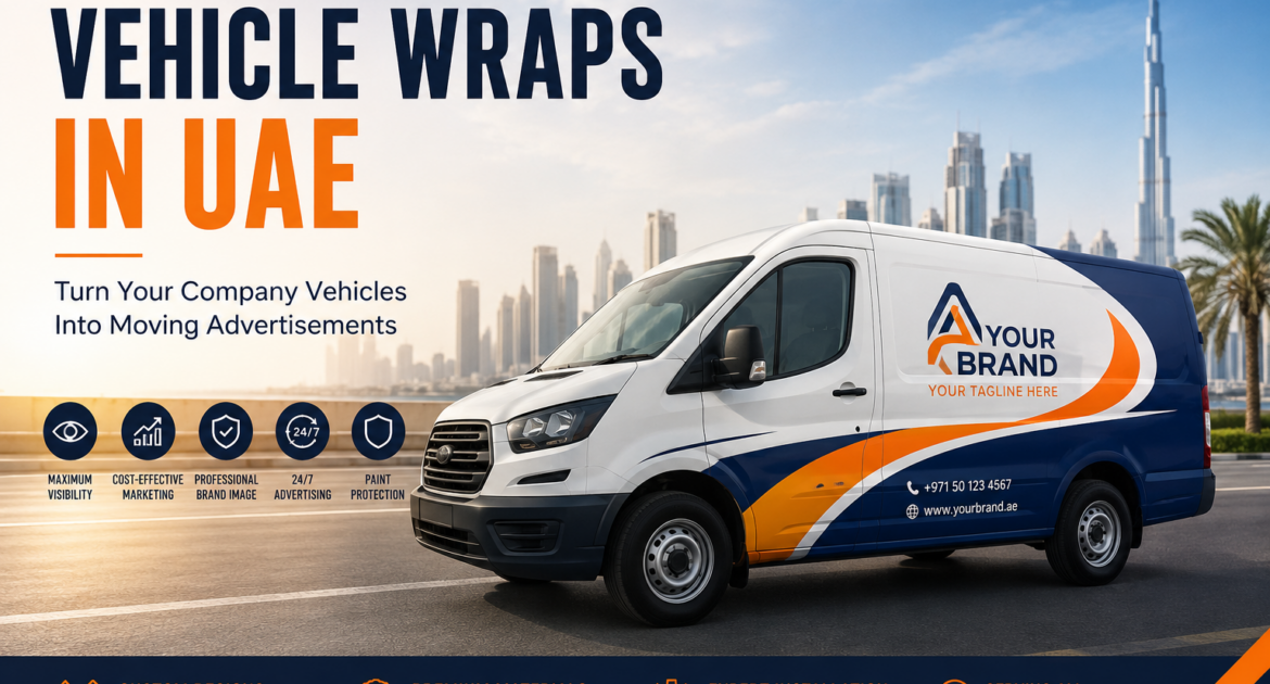 Vehicle Wraps in UAE: Turn Your Company Vehicles Into Moving Advertisements