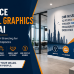 Office Wall Graphics Dubai – Custom Vinyl Branding for Modern Workspaces