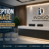 Discover how reception signage helps businesses create a professional first impression. Learn about acrylic signs, 3D lettering, illuminated logos, and office branding solutions in the UAE.