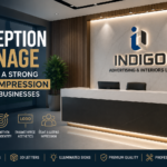 Discover how reception signage helps businesses create a professional first impression. Learn about acrylic signs, 3D lettering, illuminated logos, and office branding solutions in the UAE.