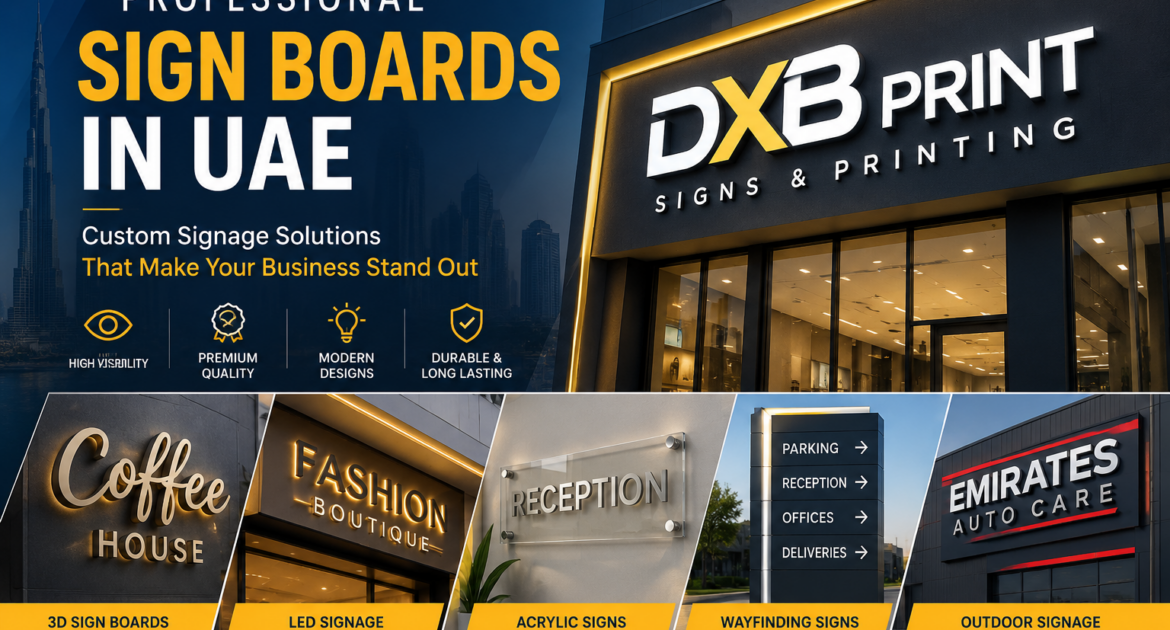 sign boards in uae
