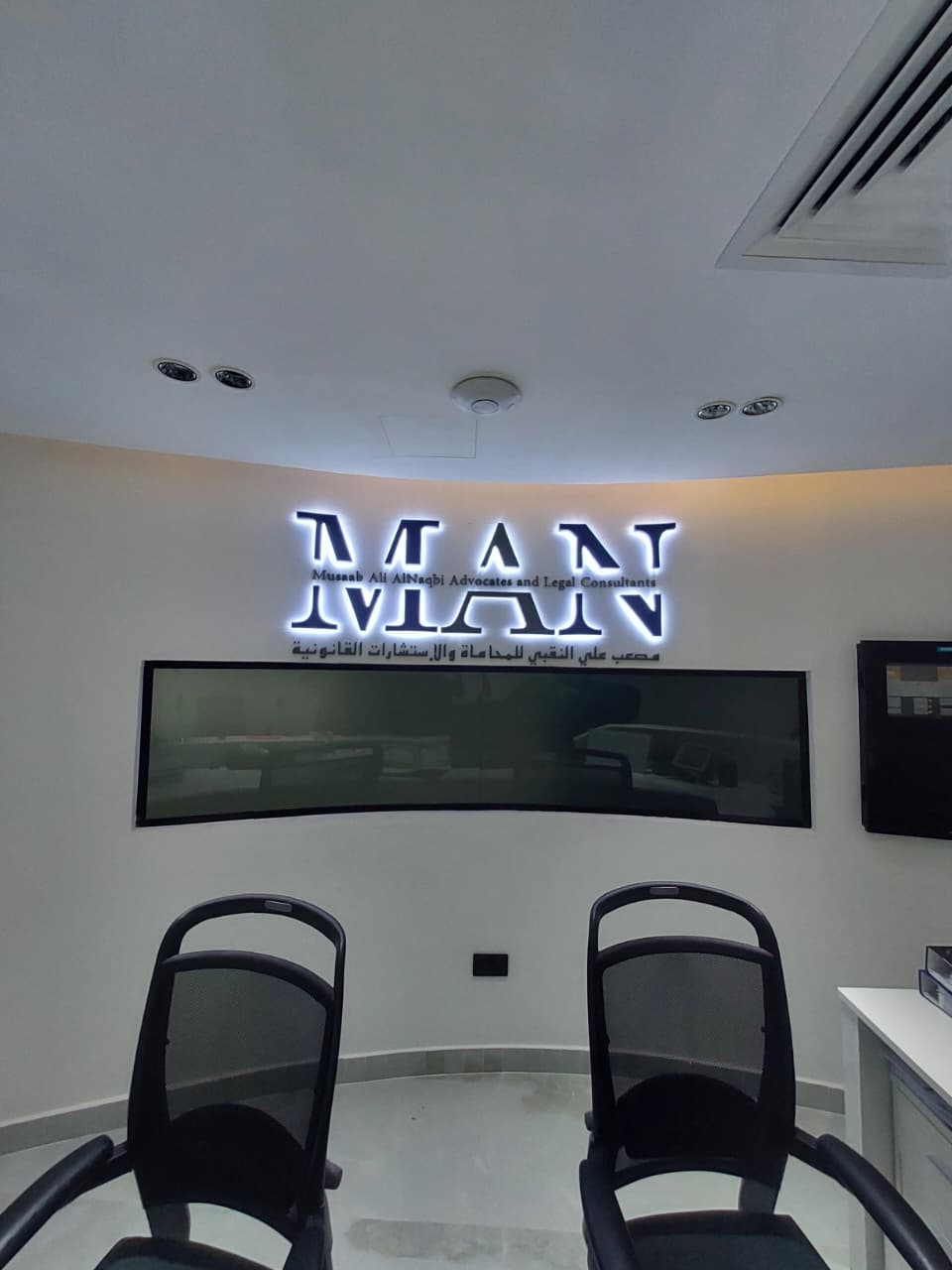 Man Sign Board