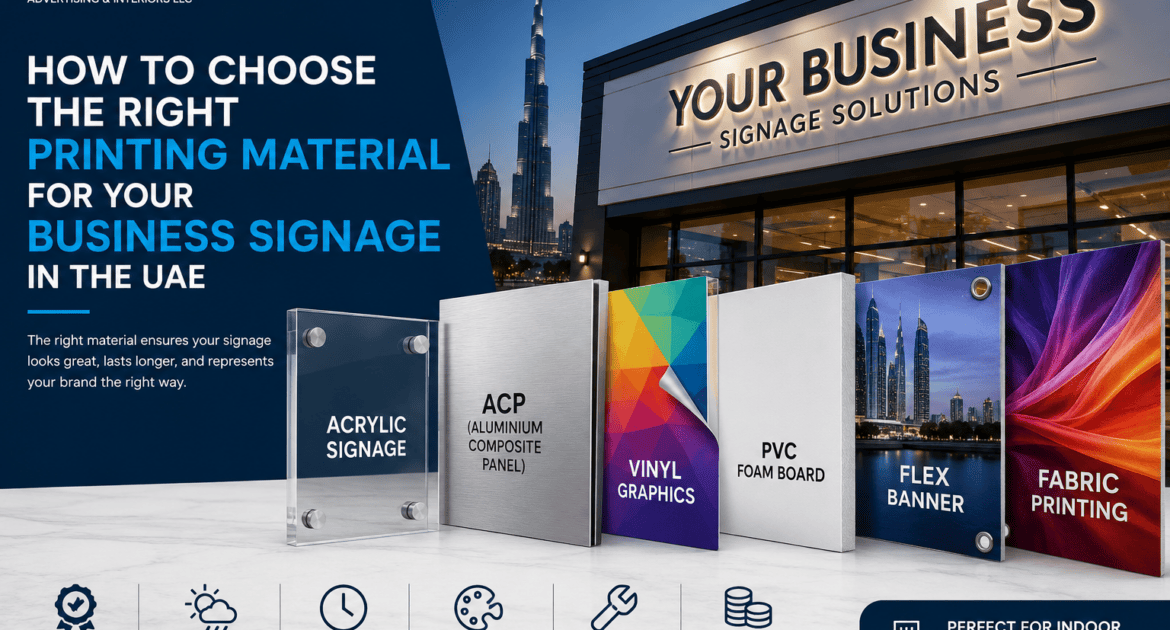 Choosing the right printing material