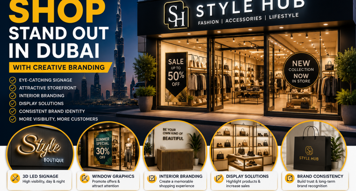 How to Make Your Shop Stand Out in Dubai with Creative Branding