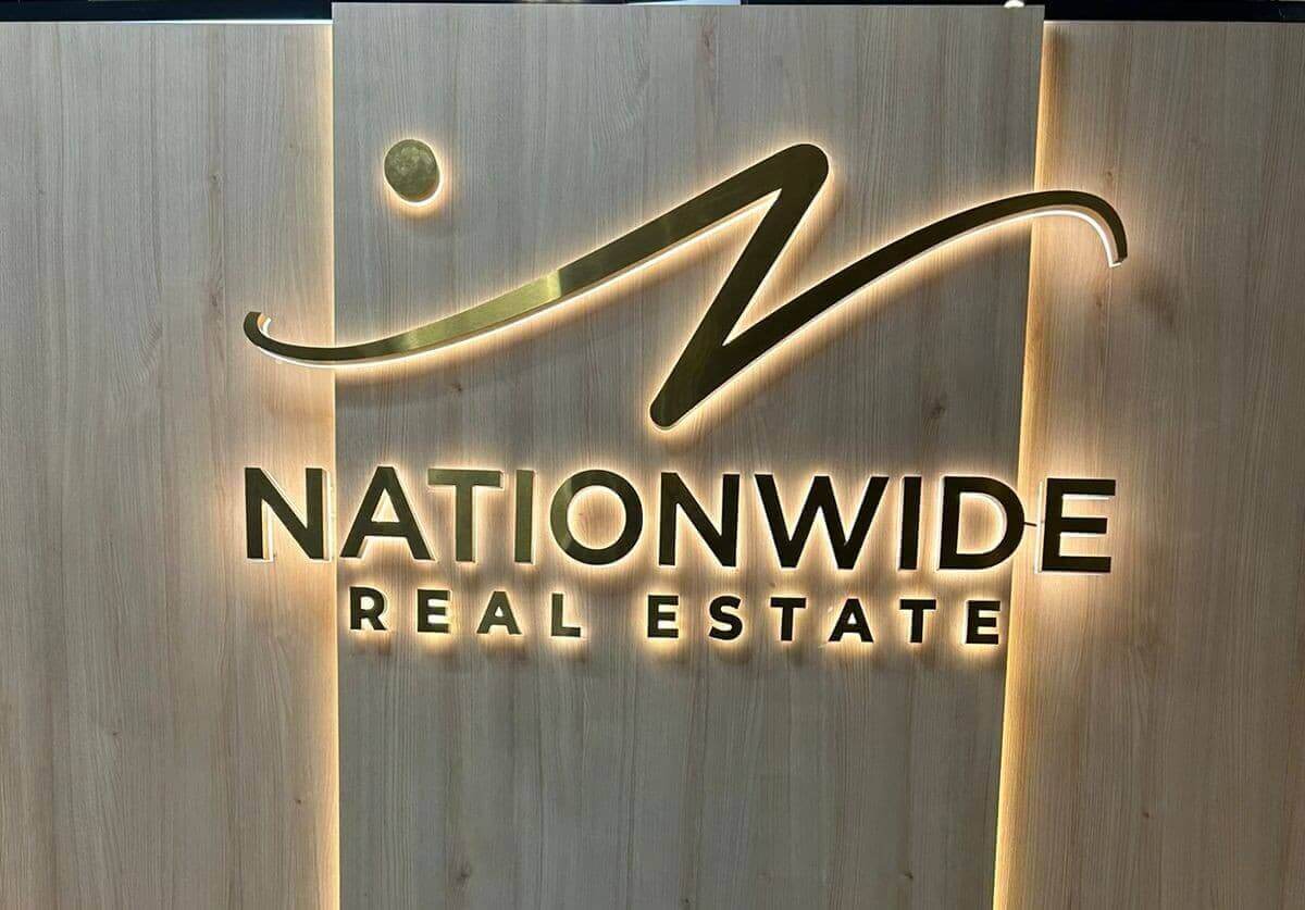 nation wide real estate signage