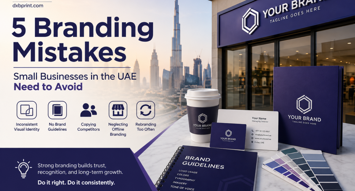 5 Common Branding Mistakes Small Businesses Make in Dubai